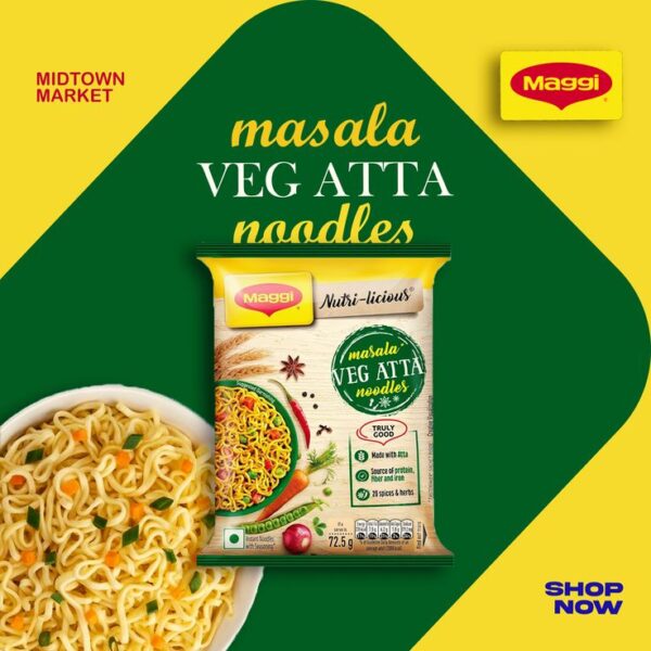 masala Veg Atta noddles
