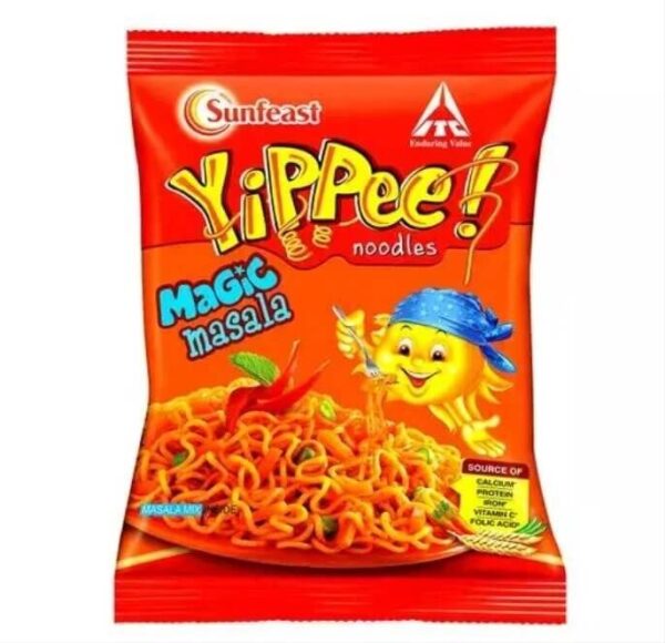 Yippee Magic Masala Instant Noodles with Added Veggies