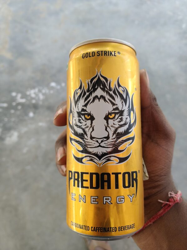 Predator Energy Drink - Carbonated Caffeinated Beverage 300 ml Can